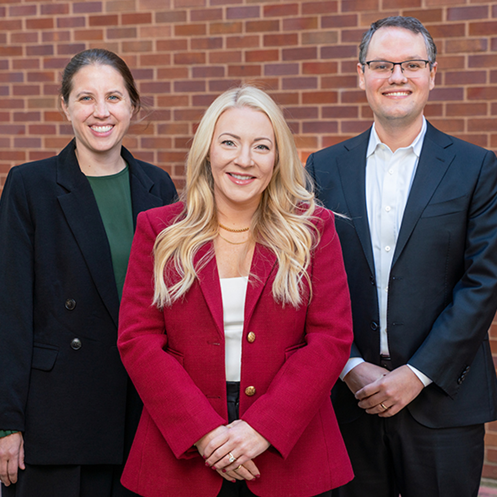 Christina Gilligan, Lindsey Johnson, and Philip Bryans